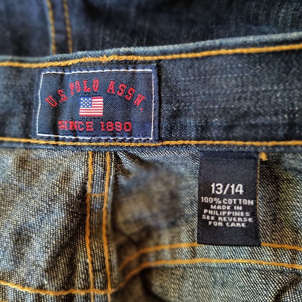 US Polo Assn Jeans Junior's 13/14 Blue Bootcut Denim 32x31 - Picture 4 of 4